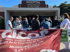 SAN PEDRO : Trabajadores de la salud anunciaron un nuevo paro de 24 horas en el Hospital Ruffa y los CAPS.