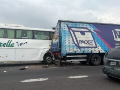 Accidente en la Ruta 9: un micro de La Salada colisiona con un camión y un auto