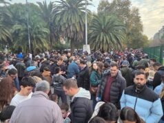 Caos en el Parque Rivadavia por el intercambio de figuritas del Mundial 2026