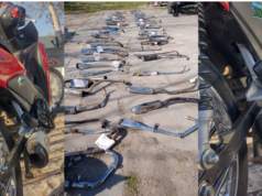 SAN PEDRO : Secuestran más de 120 escapes antirreglamentarios en continuos operativos de control vial.