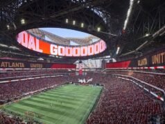 La Selección argentina se mide ante Inglaterra en el moderno Mercedes Benz Stadium