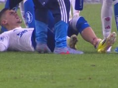 Se vive el drama del fútbol brasileño: Gabriel Pec sufre una grave lesión en su debut con Cruzeiro