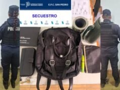 SAN PEDRO : Dos personas fueron aprehendidas tras robar elementos de un automóvil.