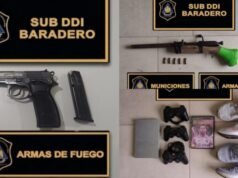 SAN PEDRO : Allanaron cuatro viviendas por un robo y secuestraron armas, municiones y otros elementos.
