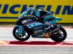 Morelli brilla en Aragón: tercer puesto y cuarto podio del año en Moto3