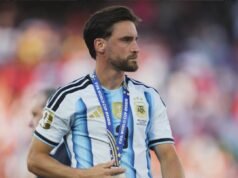 Tagliafico sugiere que el Mundial 2026 podría ser su último torneo