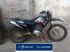 SAN PEDRO : Persecución policial terminó con un adolescente aprehendido en Gobernador Castro.