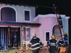 SAN PEDRO : Incendio en una vivienda de La Celina: los bomberos controlaron rápidamente el fuego.