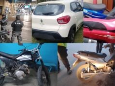 SAN PEDRO : Retuvieron 10 motos por falta de documentación y una camioneta por alcoholemia.