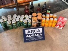 Aduana desmantela contrabando de bebidas por más de 67 millones de pesos