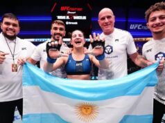 Ailín Pérez alcanza el segundo lugar en el ranking de UFC y hace historia