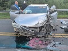 Aldo Leiva, diputado nacional, sufre accidente en la Ruta Nacional 11