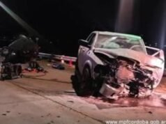 Detenido ingeniero tras choque mortal en Córdoba que dejó cuatro víctimas fatales