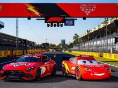El Rayo McQueen se suma al Gran Premio de Italia de F1
