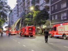 Incendio en Recoleta: el SAME asiste a dos vecinos