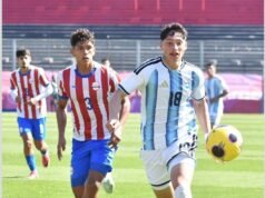 La Sub 19 argentina comenzó con derrota ante Paraguay en los Juegos Suramericanos