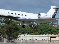 Milei viajó en jet privado a Nueva York por mantenimiento del avión presidencial