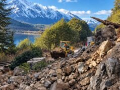 Ruta 40 cortada por un derrumbe: dificultades para quienes viajan a Bariloche