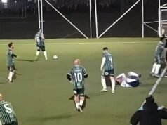 Un jugador agredió a un juez de línea en un partido de la Liga Senior: sanción de por vida