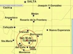 Un sismo de magnitud 5.0 sacudió Tucumán en la madrugada del domingo