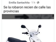 SAN PEDRO : Robaron una moto en la zona de Las Provincias al 2200.