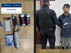 SAN PEDRO : Aprehendieron a un joven con varios elementos de dudosa procedencia.