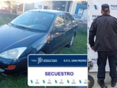 SAN PEDRO : Borracho al volante, rozó un patrullero y escapó: lo atraparon tras resistirse a la Policía.