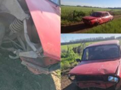 SAN PEDRO : Volcó un Renault 12 en un camino rural y el conductor quedó internado con un traumatismo de cráneo.
