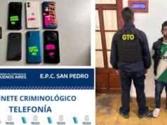 SAN PEDRO : Detuvieron a un joven por el robo a un local de celulares y recuperaron seis teléfonos.