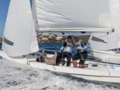 SAN PEDRO : Julio Alsogaray y Malena Sciarra, subcampeones mundiales de Snipe en Menorca.