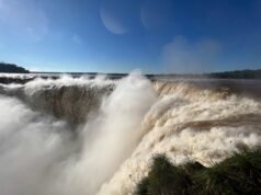 Cataratas del Iguazú: cierran circuitos por aumento del caudal del río