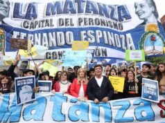 Espinoza defiende la educación pública en la Marcha Federal Universitaria