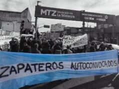Fabricantes de calzado se movilizan en Plaza de Mayo por la producción nacional