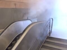 Incendio en escaleras mecánicas de Constitución genera evacuaciones