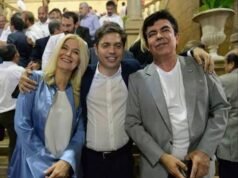 Kicillof, Espinoza y Magario celebran el Día de la Lealtad en La Matanza