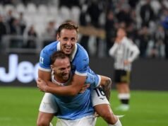 Lazio arrasa a Juventus y se coloca en la cima de la Serie A