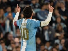 Messi se despide con gol en su último partido con la Selección argentina