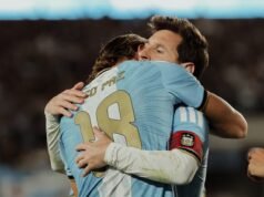 Nicolás Paz rinde homenaje a Messi: ‘Se fue el mejor jugador de la historia’