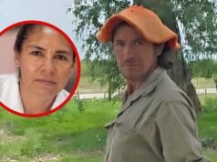 Prendas quemadas halladas en la tapera del capataz Ireneo Zarza