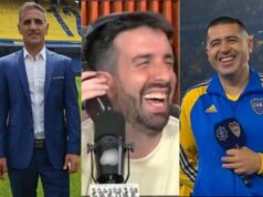 Riquelme sorprende en vivo y deja picante la charla con Azzaro