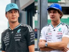 Russell sancionado en Singapur: Antonelli, a un paso del título